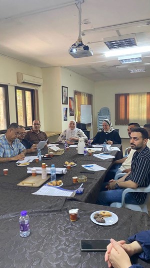 عقدت اللجنة الاقليمية  والبناء جلستها رقم 1/2026 في مقر نقابة المهندسة برئاسمة المهندسة ميرفت غزال مدير عام المديرية ورئيس اللجنة الاقليمية 