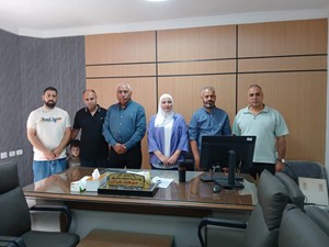 مراسم استلام تسليم مجلس قروي عبد الله اليونس بحضور مدير عام المديرية المهندسة ميرفت غزال ومجلس قروي خربة عبد الله اليونس 