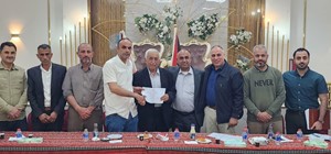 مراسم استلام وتسليم بلدية ميثلون بحضور نائب المديرية الاستاذ محمد عمارنة ومدير التوجيه والرقابة في المديرية الاستاذ منير دراغمة 