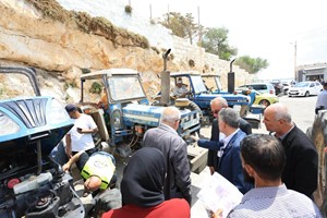 وفد وزاري يطّلع على احتياجات بلدات دير جرير ورمون والطيبة ودير دبوان من المشاريع التطويرية والتنموية