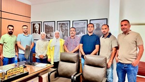 مدير عام الحكم المحلي المهندسة ميرفت غزال تستقبل وفدا من صتدوق تطوير وإقراض الهيئات المحلية ومهندسي بلدية جنين