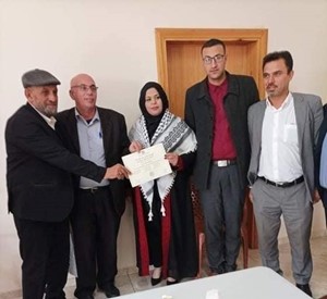 لأول مرة في محافظة طولكرم: انتخاب امرأة لرئاسة مجلس بلدي بيت ليد 
