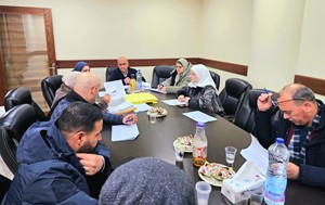 اجتماع اللجنة الإقليمية للتخطيط والتنظيم في محافظة نابلس جلستها رقم 1/2026